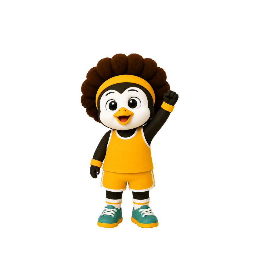 Lerato celebrating in her sports kit