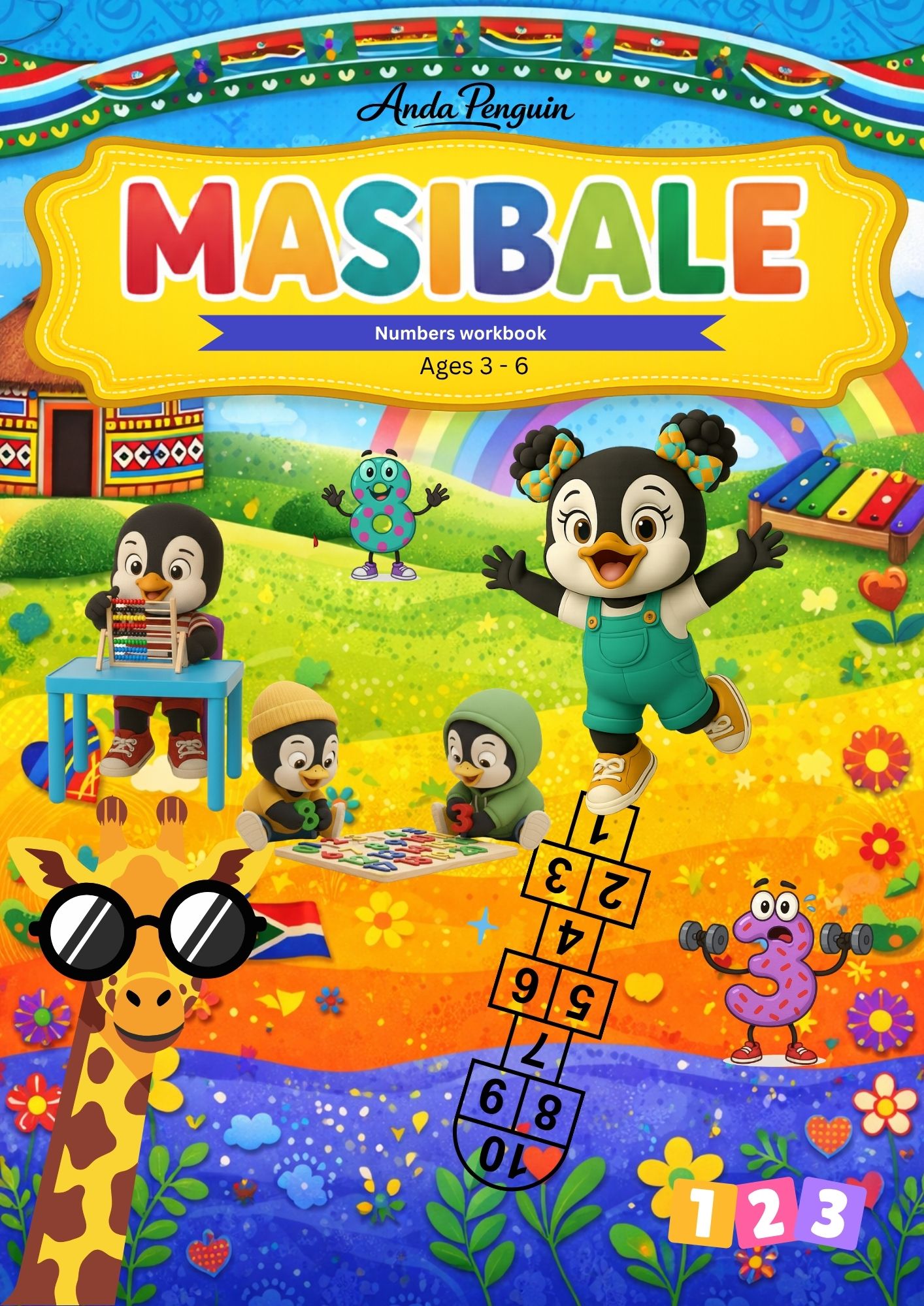 Masibale 1–10 numbers workbook cover