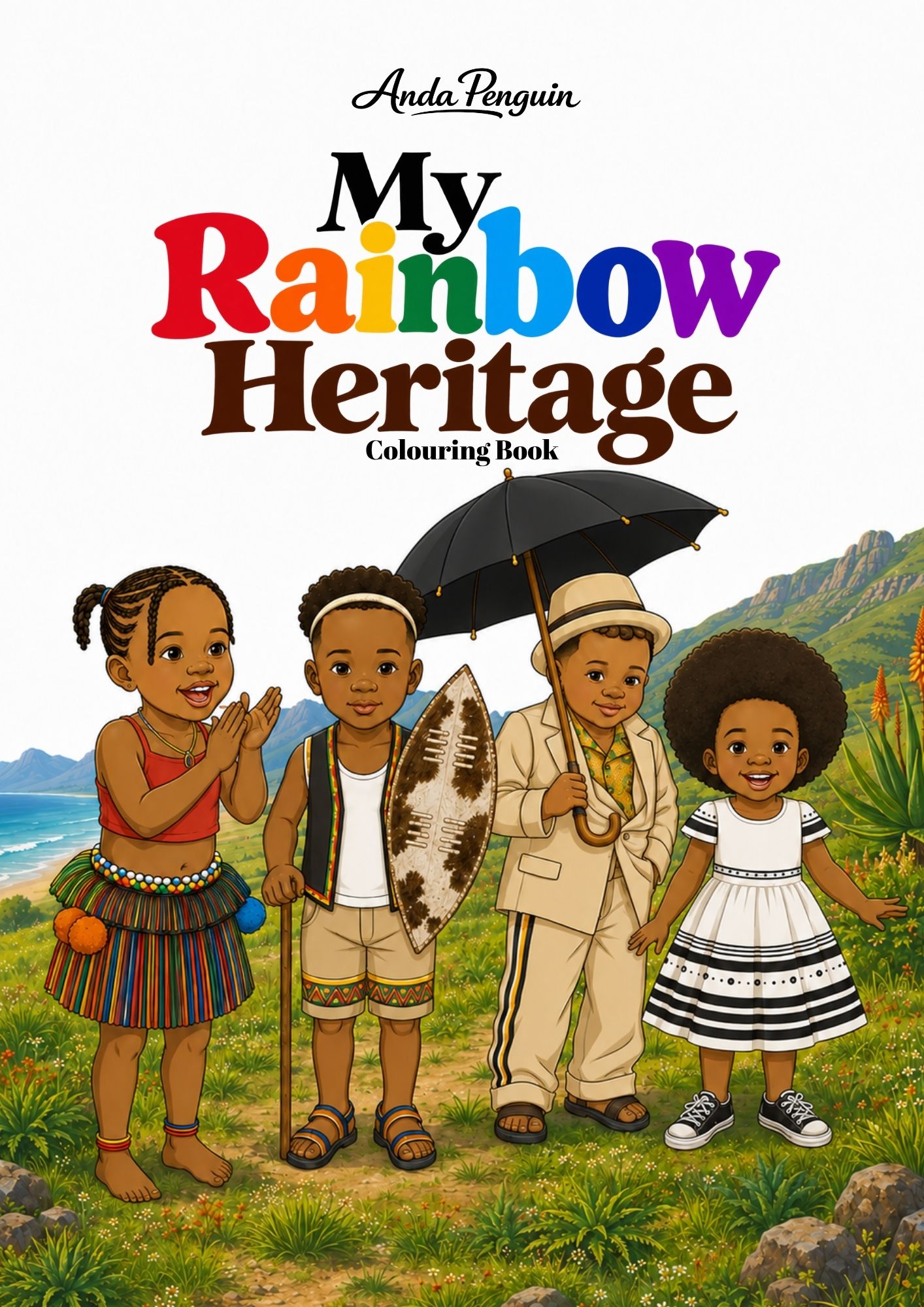 My Rainbow Heritage Colouring Book cover